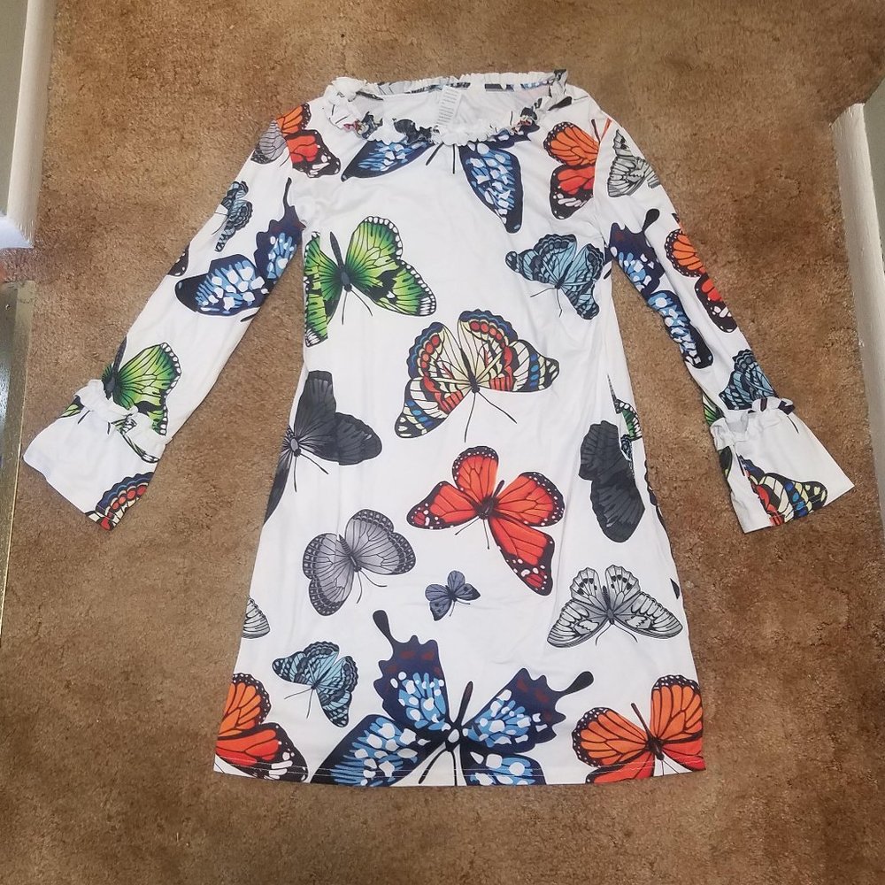 God Shield Butterfly Dress